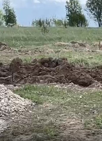 Работы между участками 96 и 97